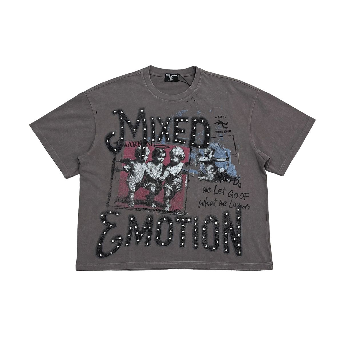 mixed emotion friends tee