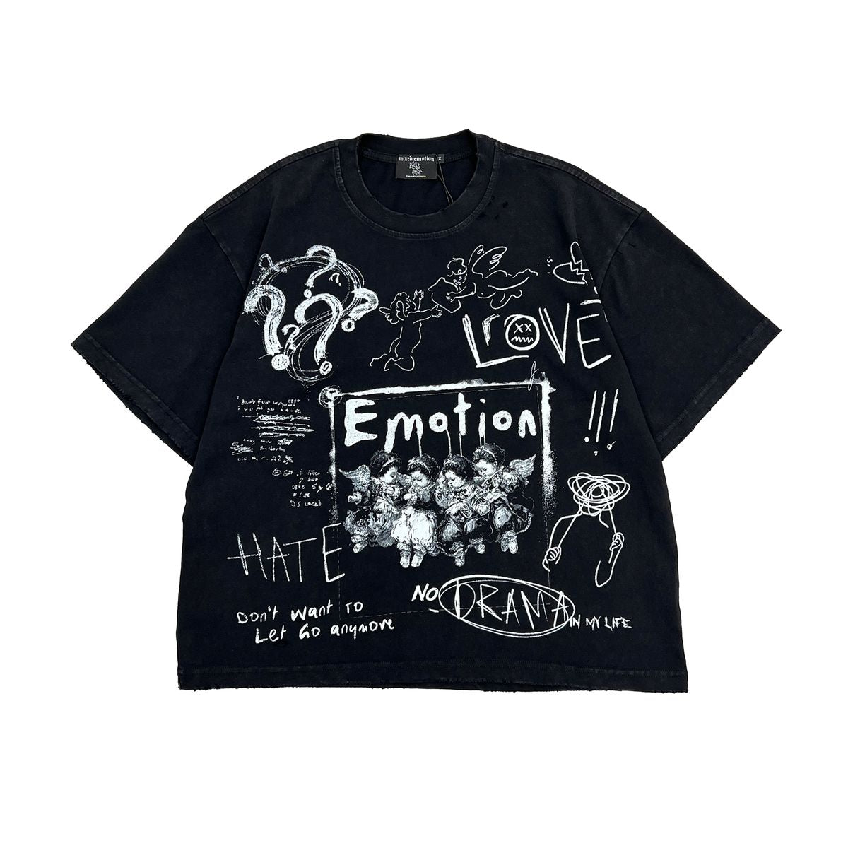 mixed emotion chaos tee
