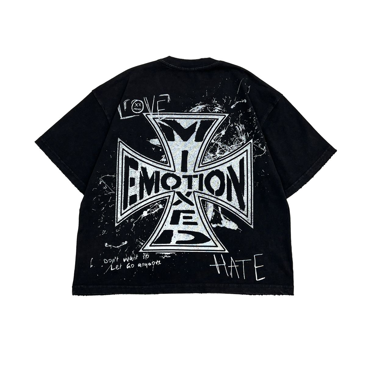 mixed emotion chaos tee