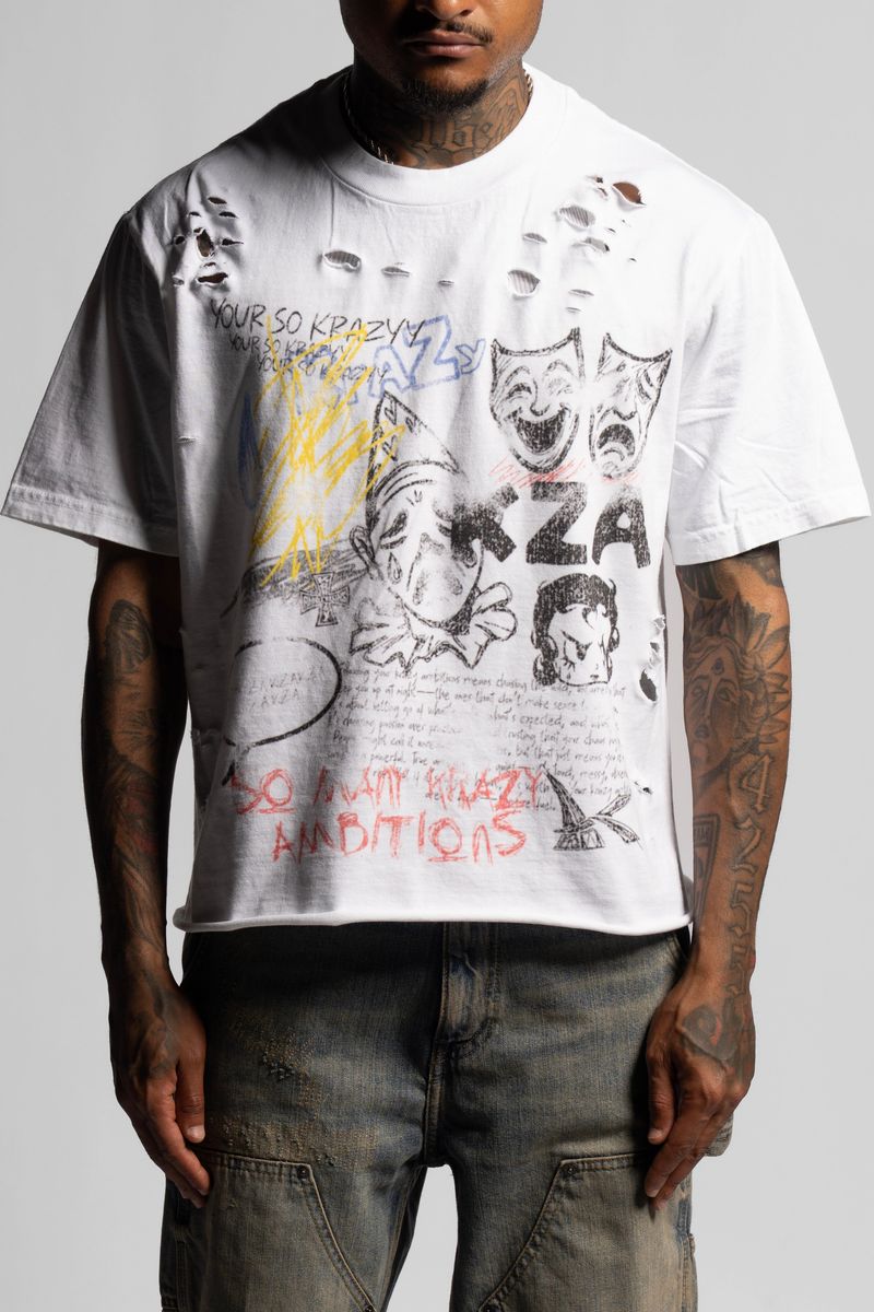 kza hand drawn tee