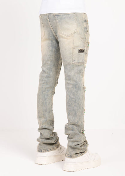 Guapi Emerald Spider Denim Jeans
