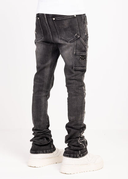 Guapi Obsidian Spider Denim Jeans