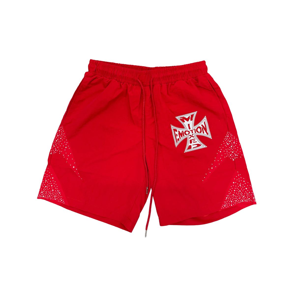 mixed emotion classic nylon shorts