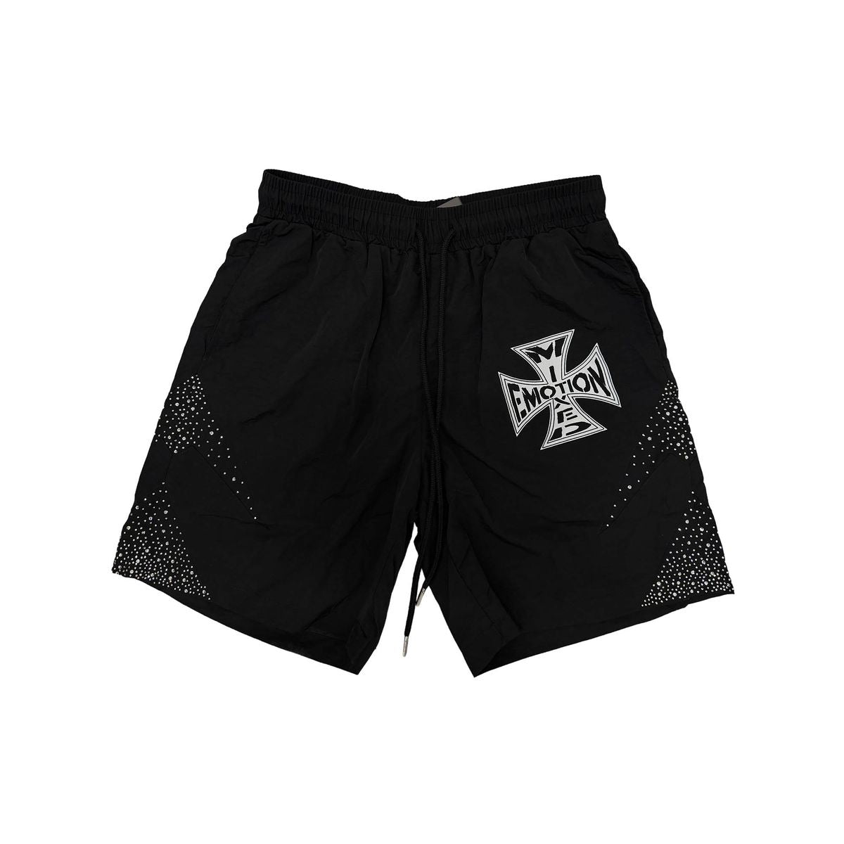 mixed emotion classic nylon shorts