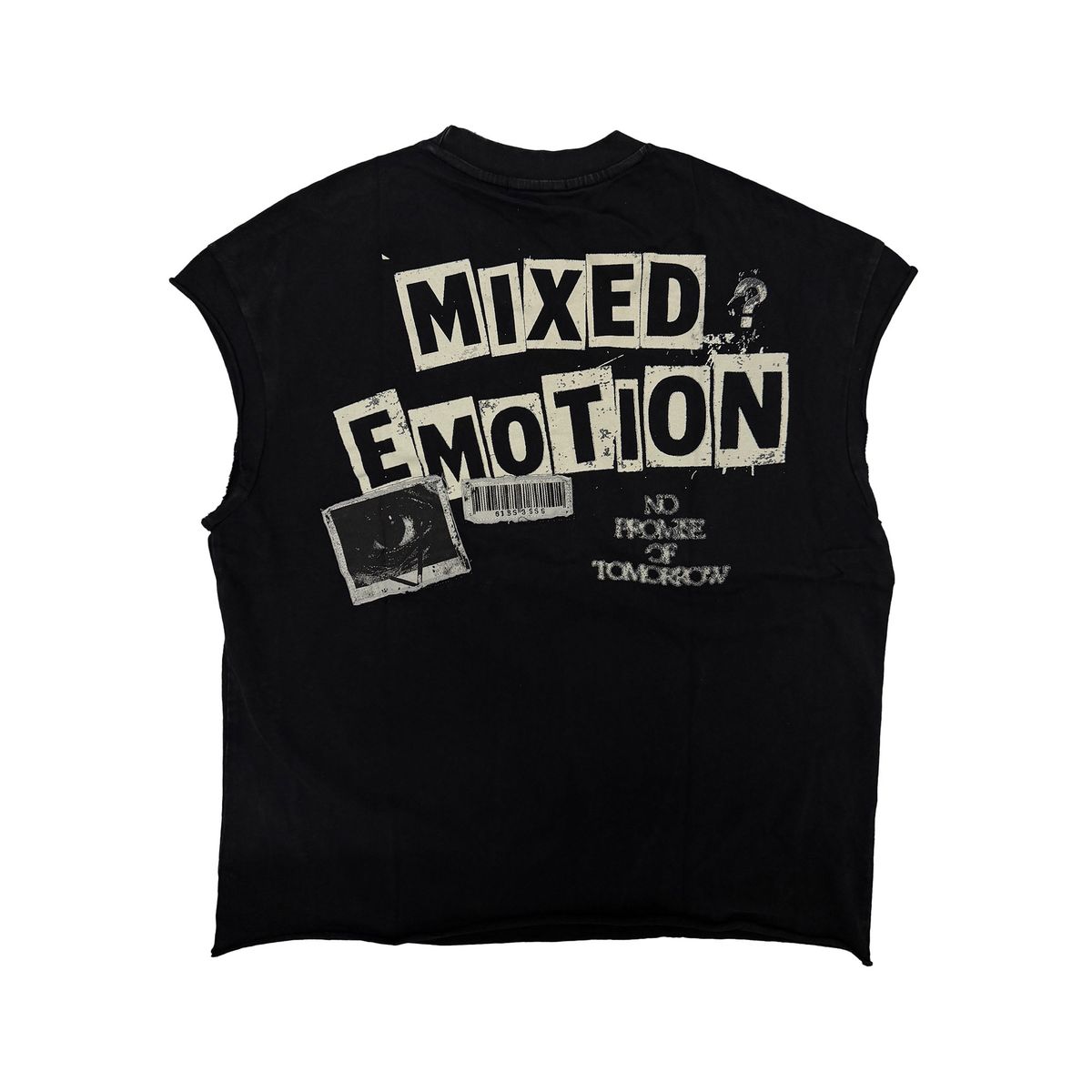 mixed emotion 'newspaper' tee