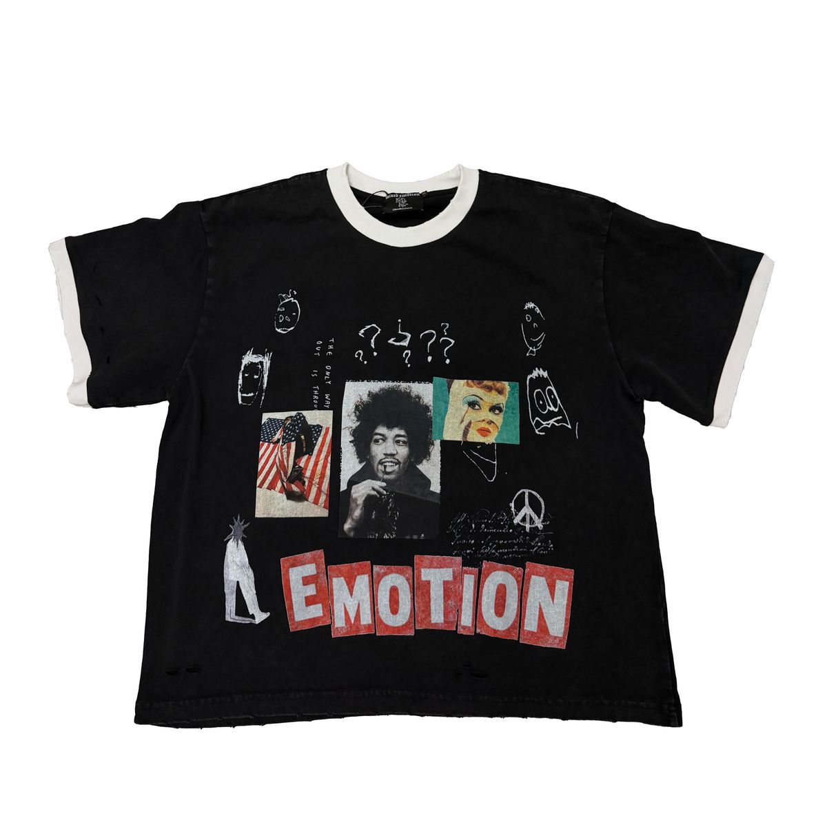 mixed emotion 'static' tee