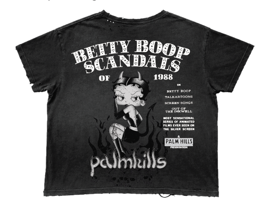 palm hills betty boop tee