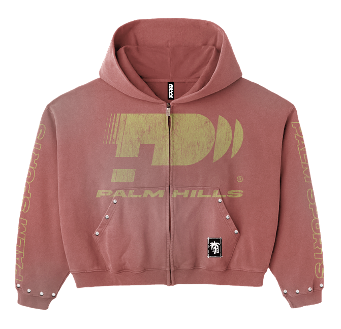 palm hills passion fruit zip up