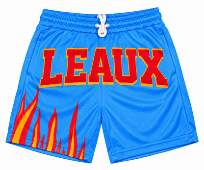 Leaux Flame Mesh Shorts