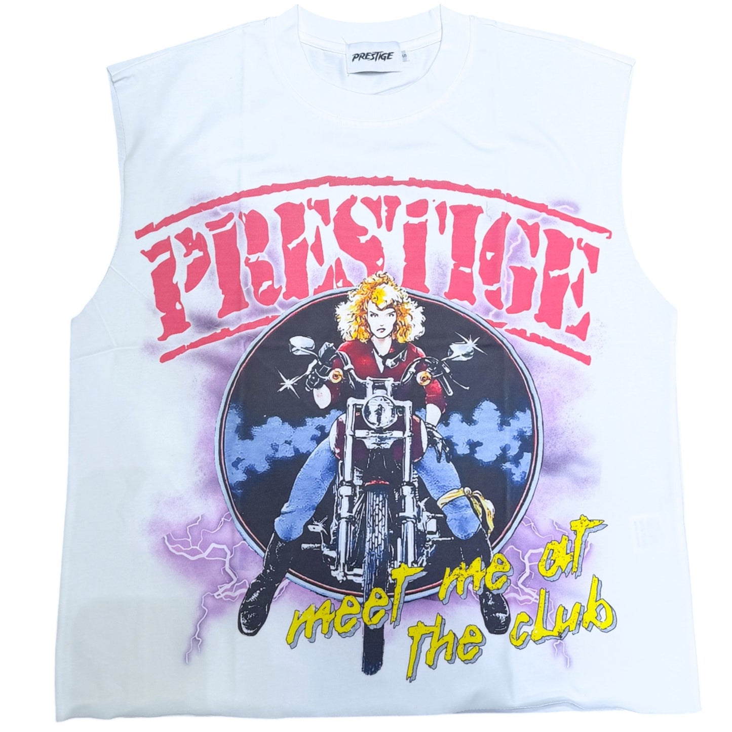 biker girl tee