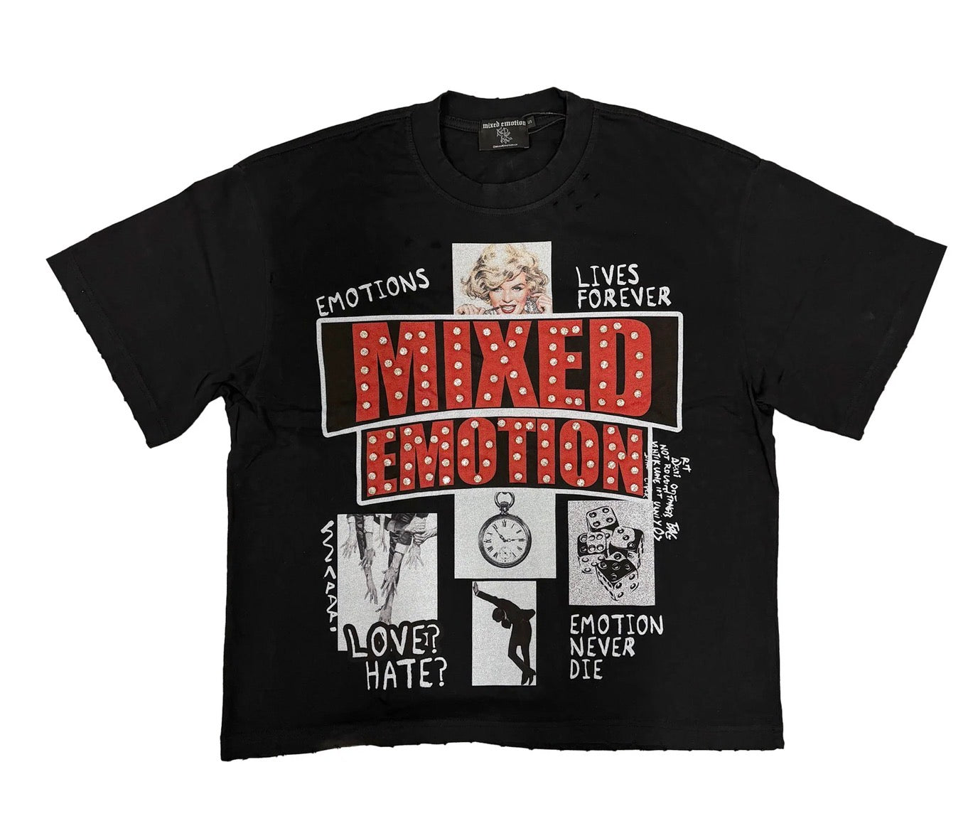 mixed emotion lost identity tee