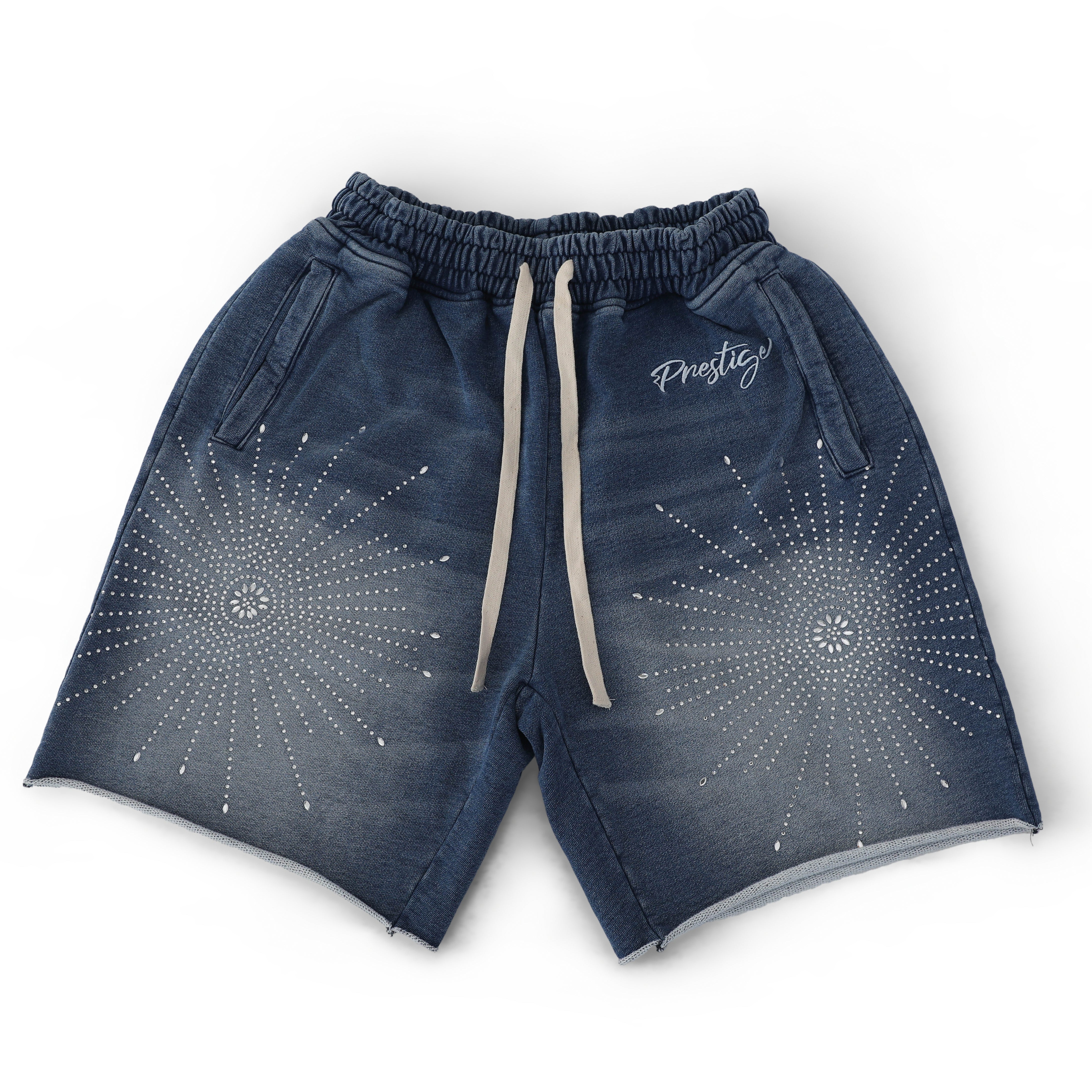 Prestige Blue Star Rhinestone Shorts – Prestige Collections
