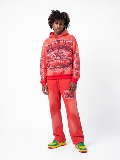 Red "General" Hoody
