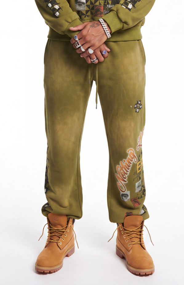 olive "divine" pants