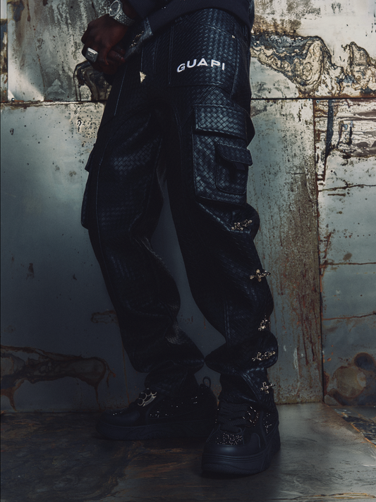 Obsidian Woven Cargo Pant