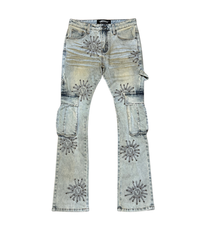 Vicious Mud Wash Cargo Denim