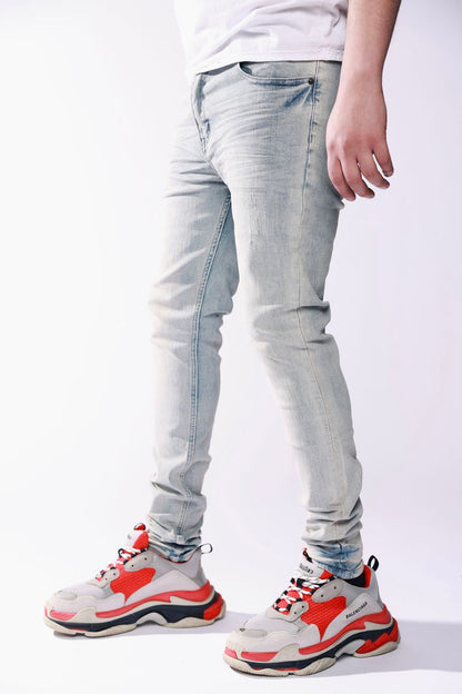 Pali Khaki Blue Jeans