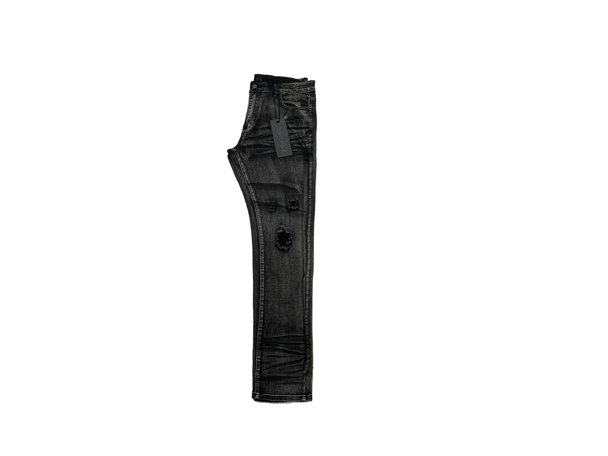 supply mike washed black jeans