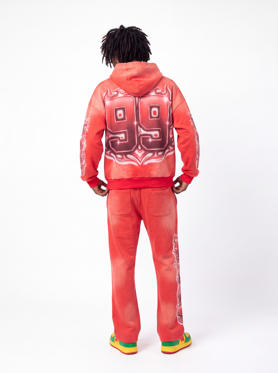 red "general" hoody