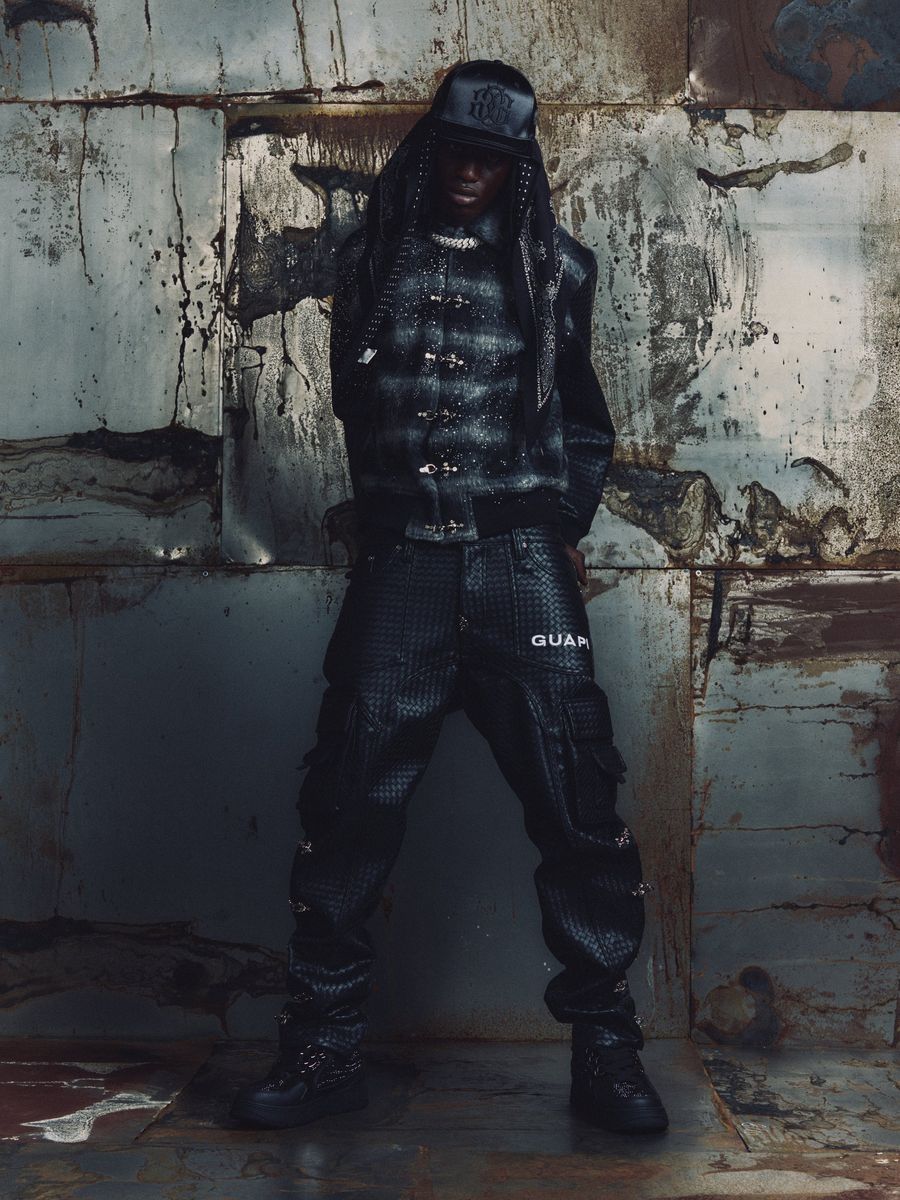 obsidian woven cargo pant