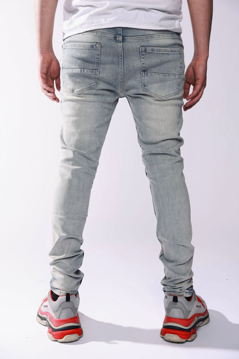 pali khaki blue jeans