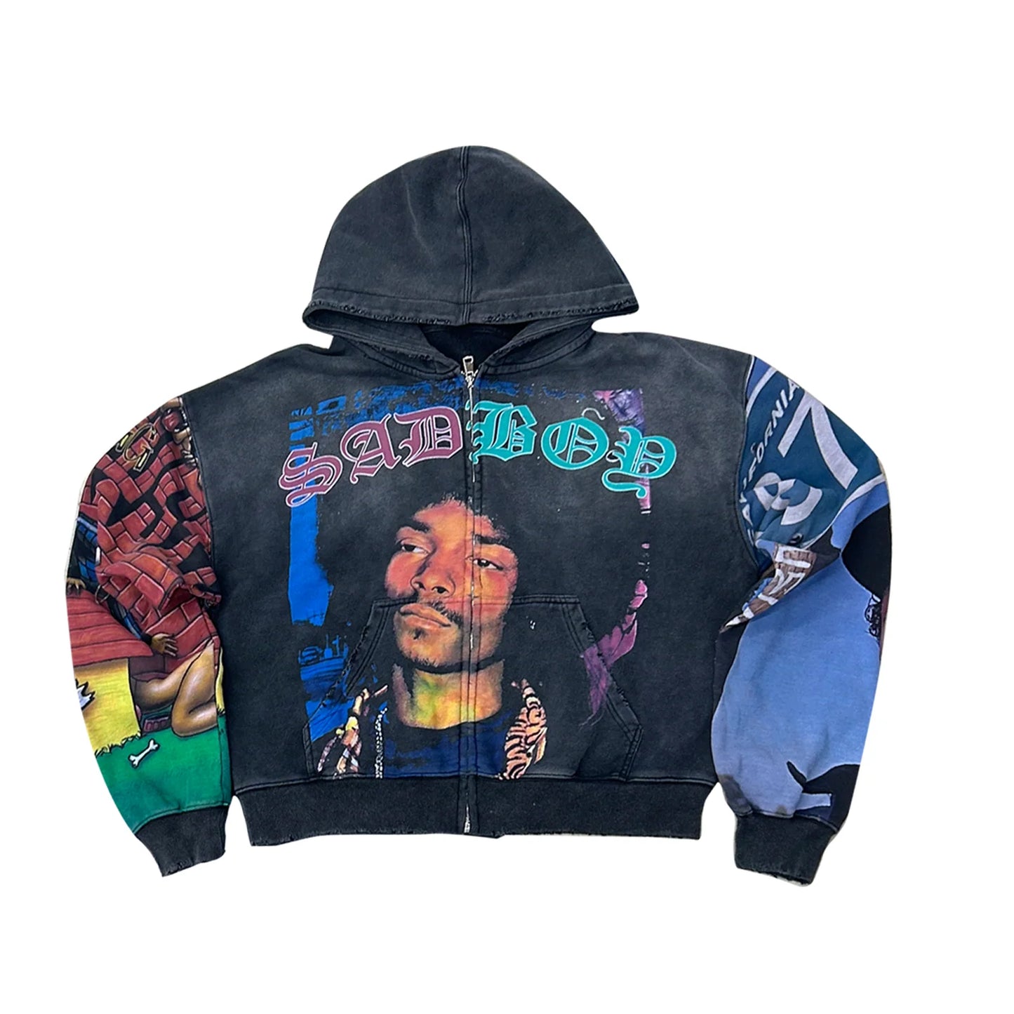 sadboysaga raised in la hoodie