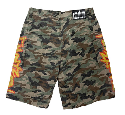 Mixed Emotion Battle Camo Jorts