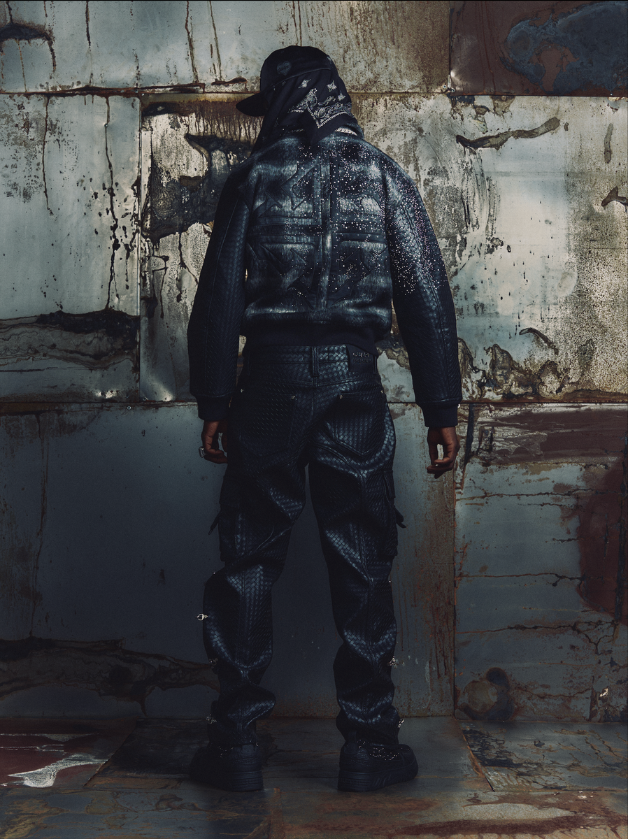 obsidian woven cargo pant