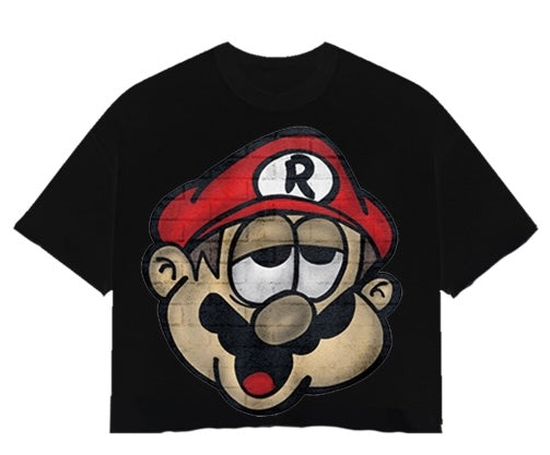 mario croppped tee