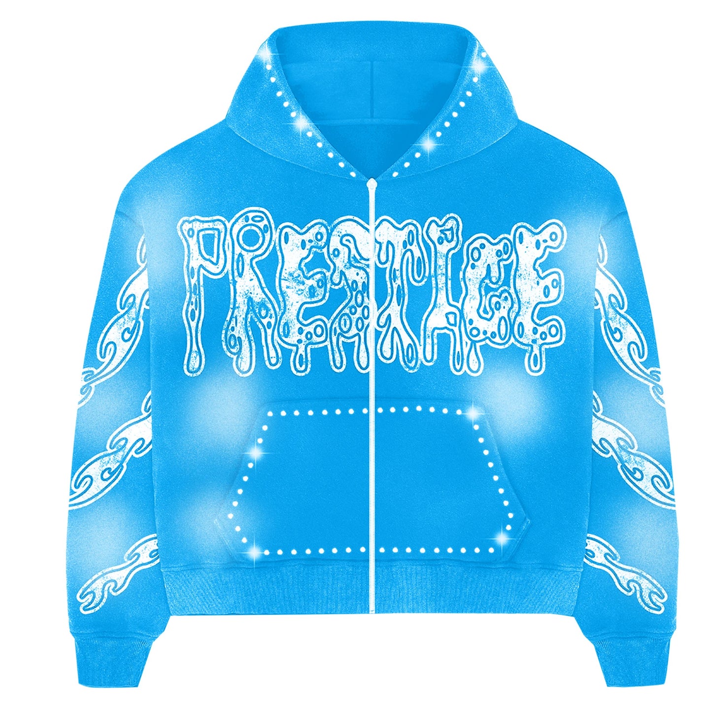 prestige drippy rhinestone hoodie