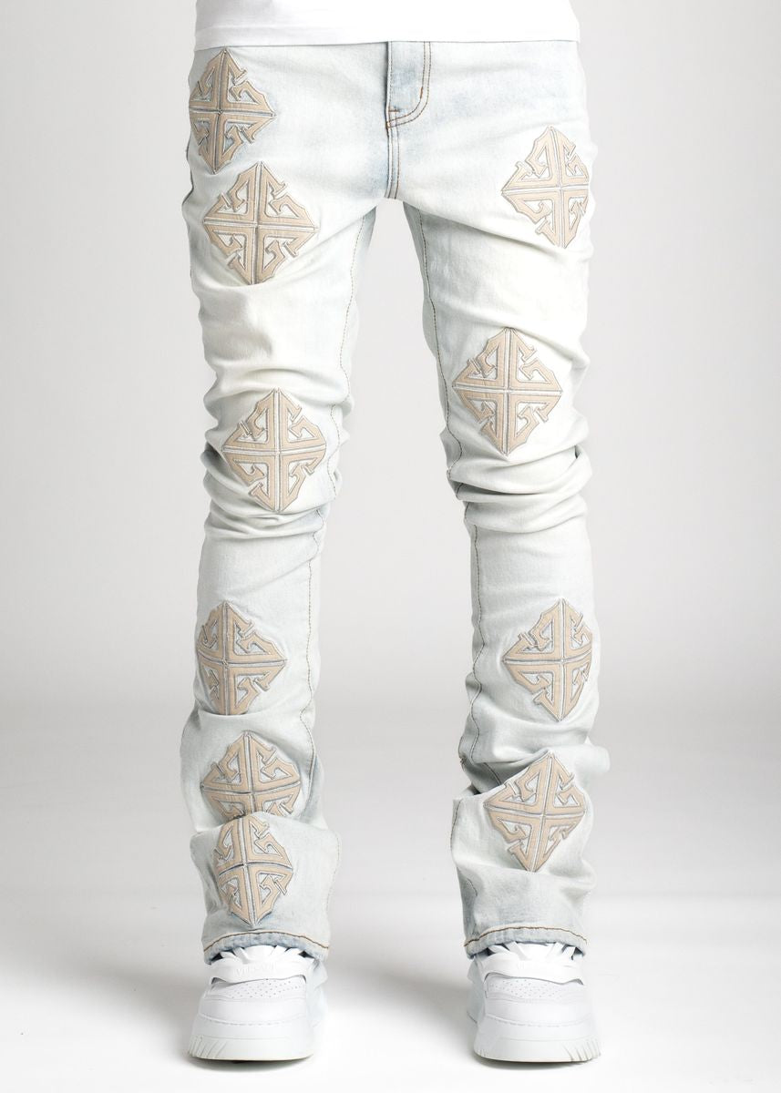guapi powder blue denim