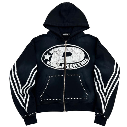 Prestige "P Logo" Rhinestone Hoodie