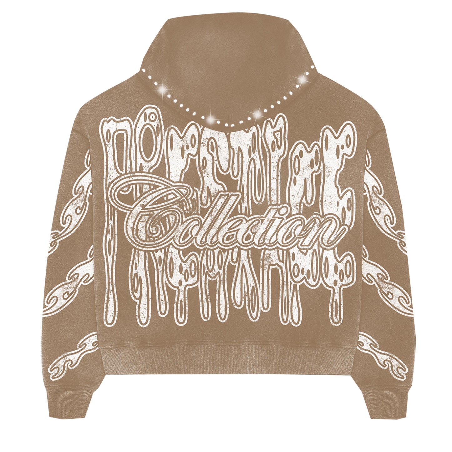 prestige drippy rhinestone hoodie