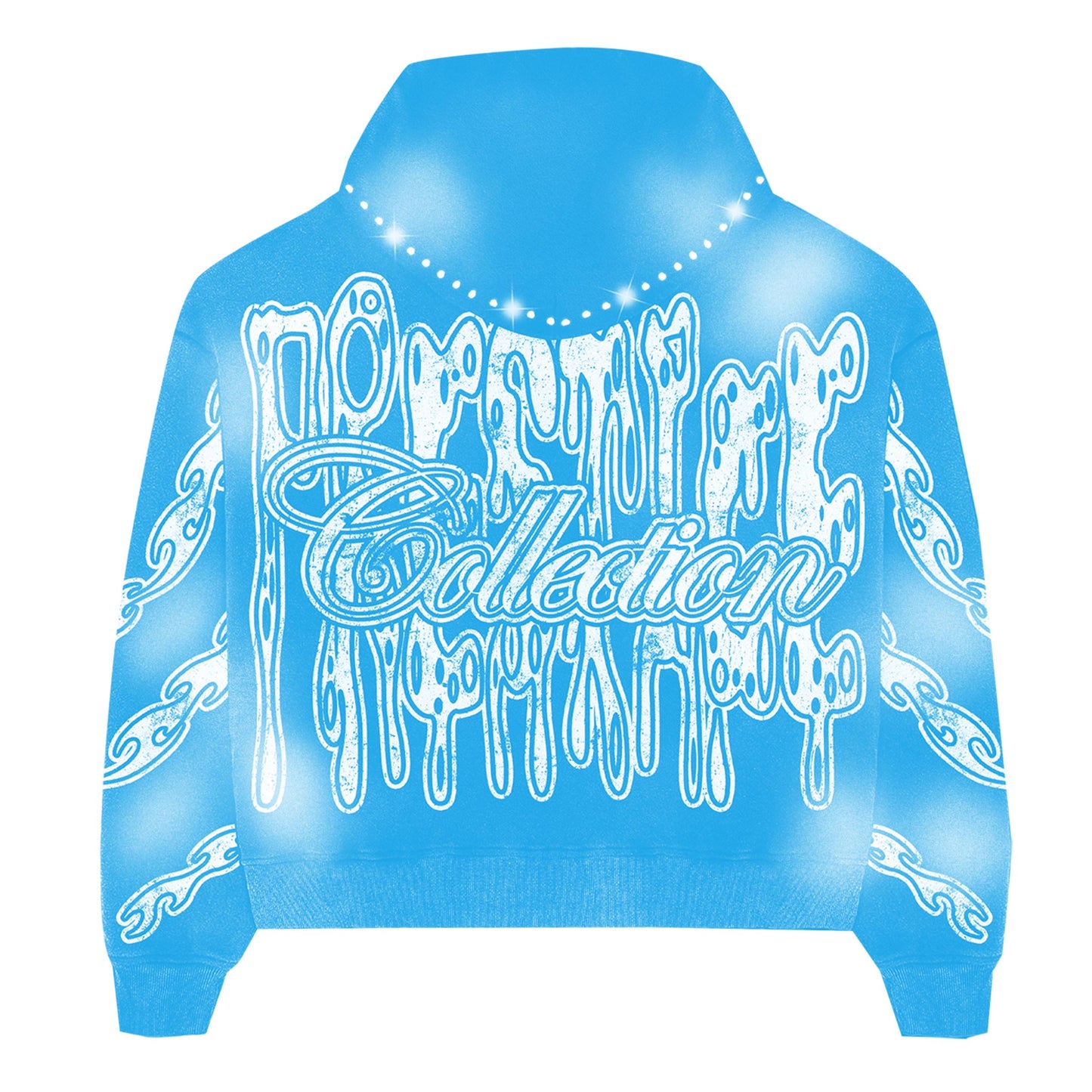 prestige drippy rhinestone hoodie