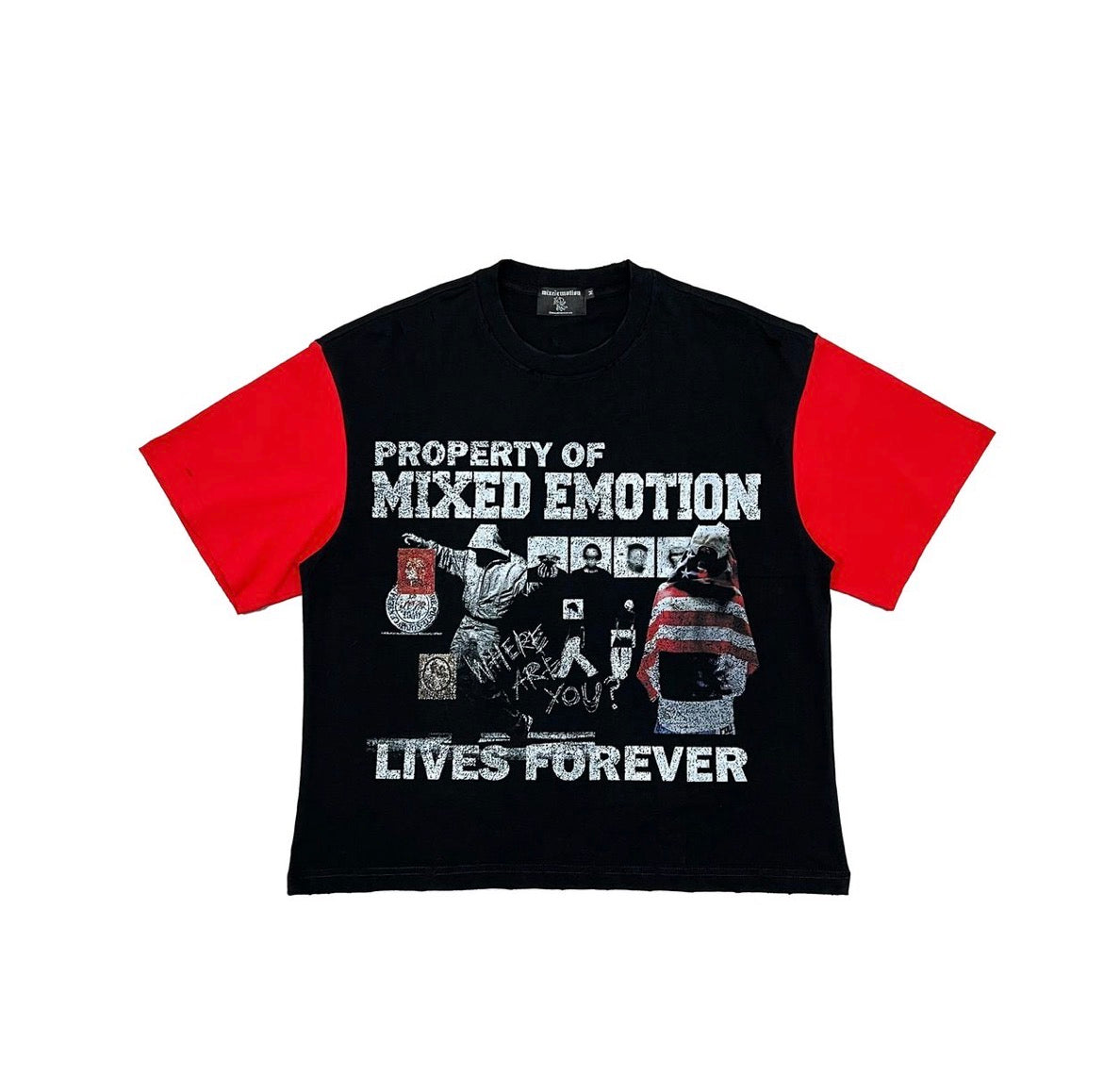 mixed emotion fracture tee
