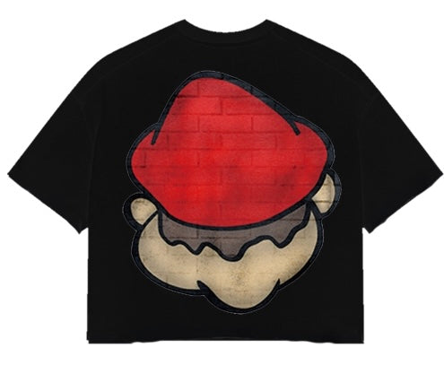 mario croppped tee