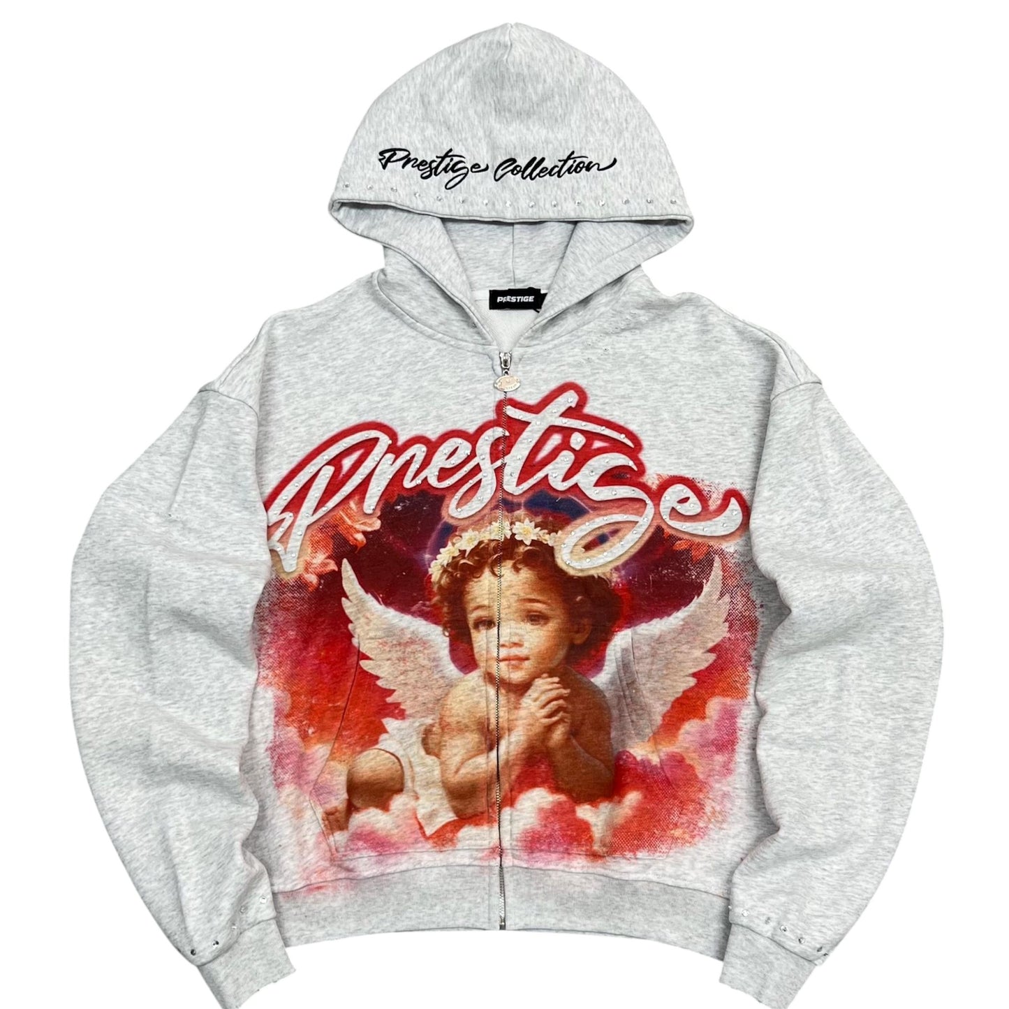 prestige angel hoodie red