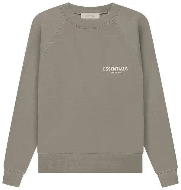 fear of god essentials mens fleece crewneck
