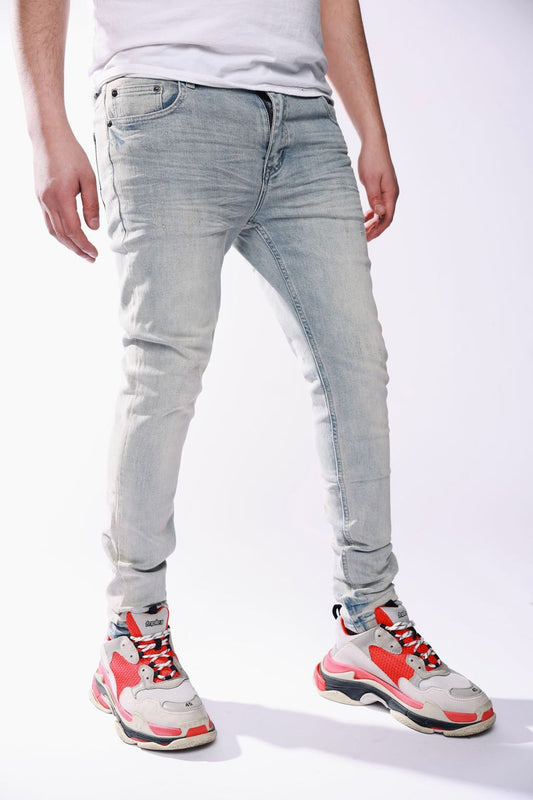 Pali Khaki Blue Jeans
