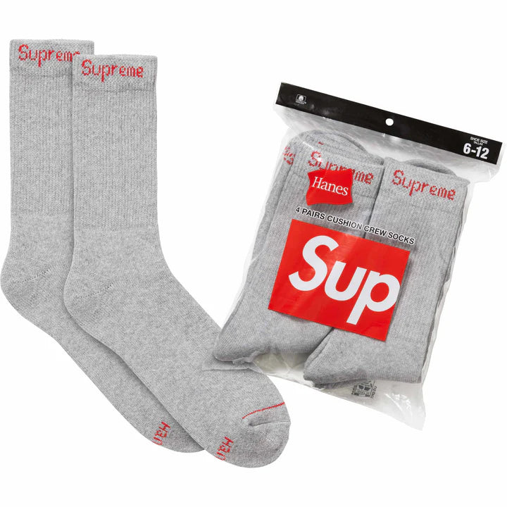 supreme/hanes crew socks
