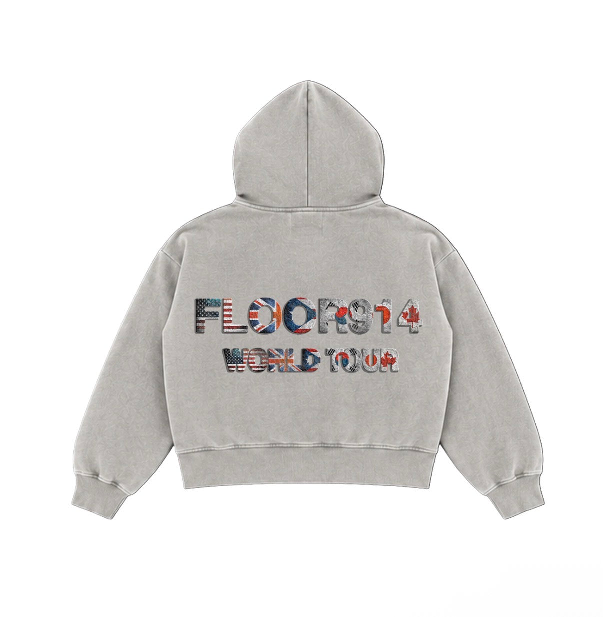 flag force zip up hoodie