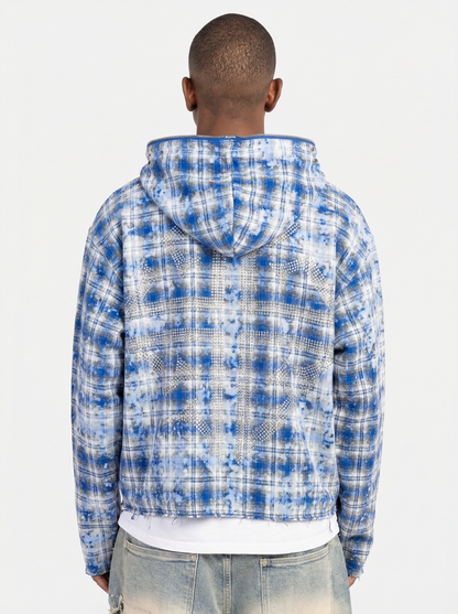 Arctic Skeleton Half Zip Hoodie