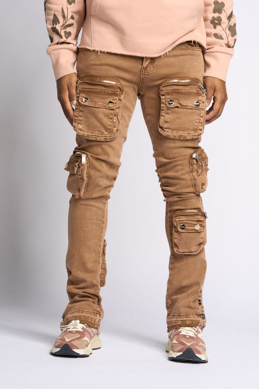 Pheelings Brown “Greatness” Denim
