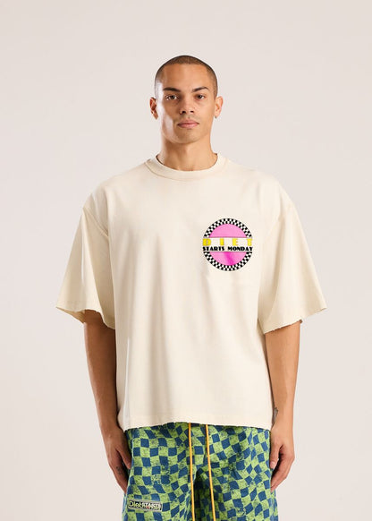 Baja Tee-Antique White