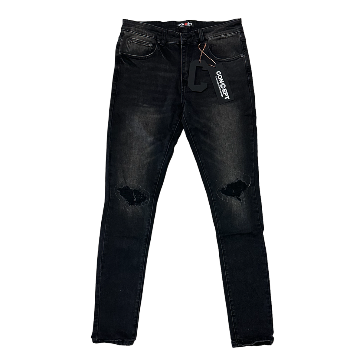 brunson black wash jeans