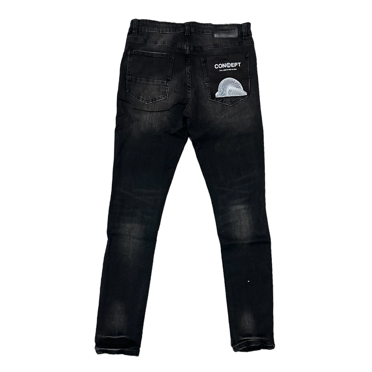 brunson black wash jeans