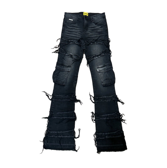 GFTD Benti Ghost Blk Jeans