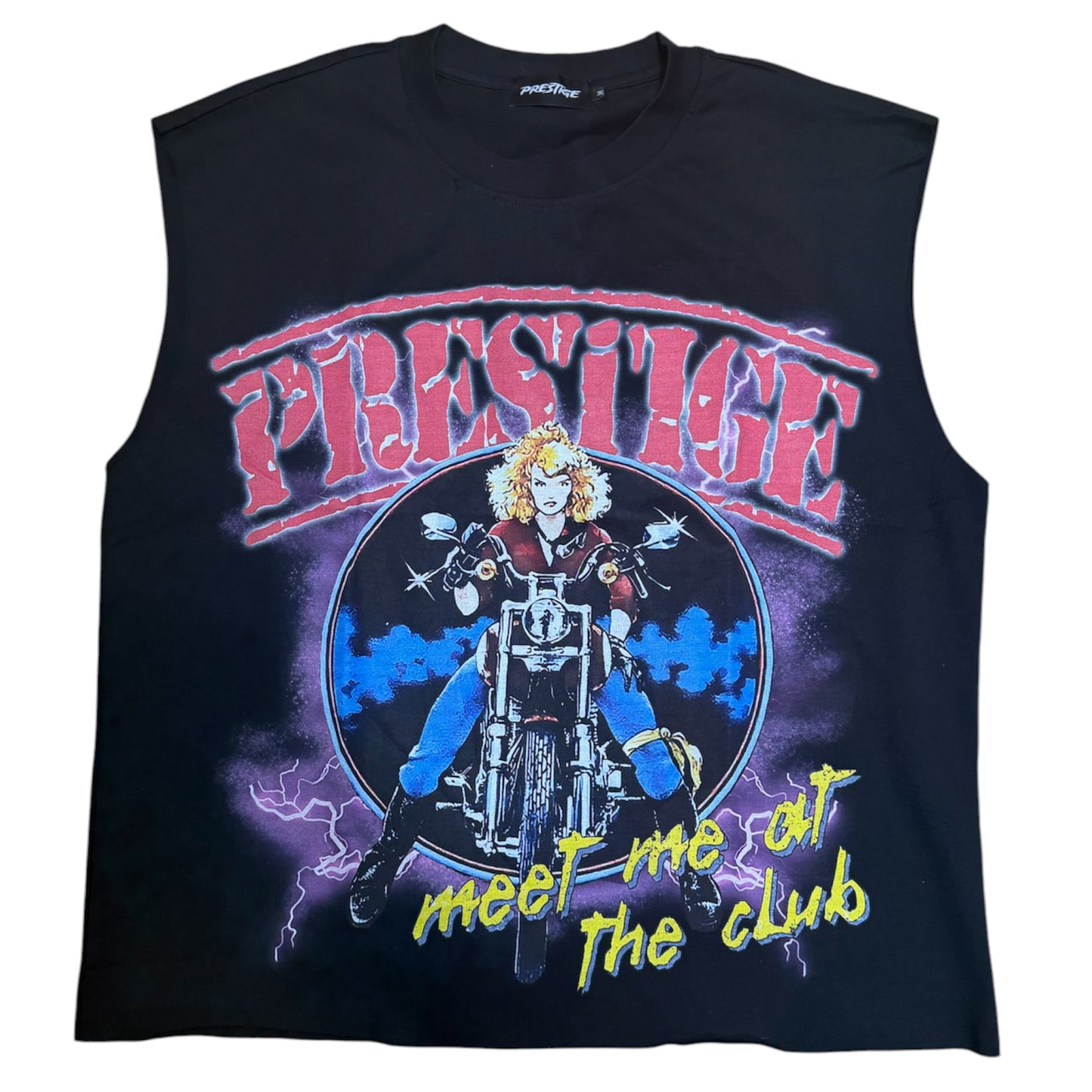 biker girl tee