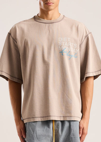 DSMLA Tee-Washed Grey/Blue