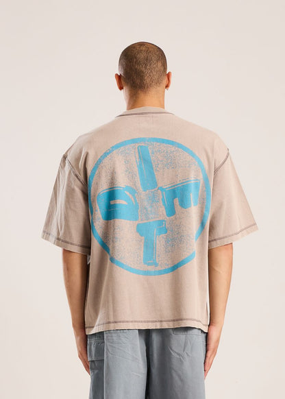 DSMLA Tee-Washed Grey/Blue